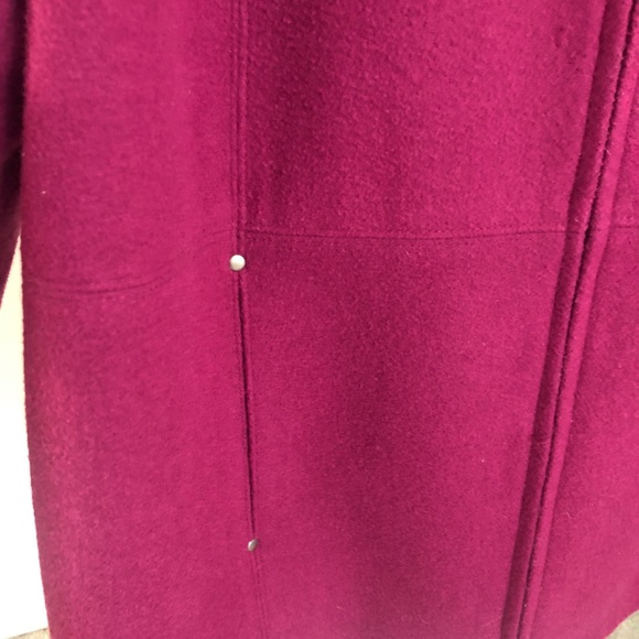 Penningtons size 1X cherry pink wool blend jacket blazer - Picture 3 of 9